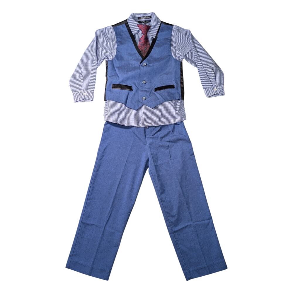 Andrew Fezza Vest-Shirt & Tie - Size 4 - Kenneth Cole - Reaction Pants - Size S